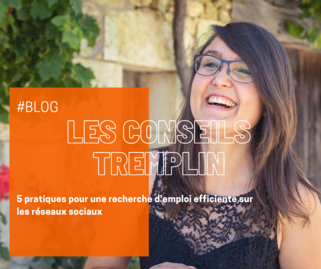 Image blog avec Cindy Triaire et titre 5 pratiques pour une recherche d’emploi efficiente sur les réseaux sociaux